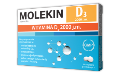 Molekin  D3 2000  j.m. 60 tabletek powlekanych
