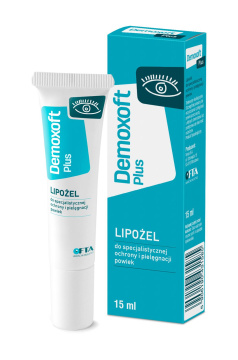 Demoxoft Plus Lipożel żel do specjalistycznej ochrony i pielęgnacji powiek 15 ml