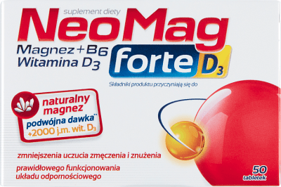 Neomag forte D3  50 tabletek