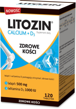 Litozin Calcium + D3 120 tabletek