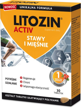 Litozin Activ Stawy i Mięśnie 30 tabletek