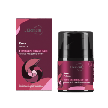 ELEMENT Krem pod oczy filtrat śluzu ślimaka + algi 30 ml