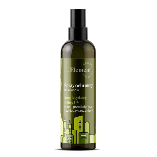 ELEMENT Spray ochronny do włosów, antyoksydanty + filtry UV 150 ml