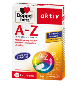 DOPPELHERZ AKTIV A-Z Retard , 40 tabletek