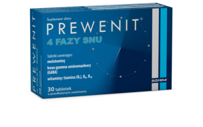 Prewenit 4 Fazy Snu, 30 tabletek o przedłużonym działaniu