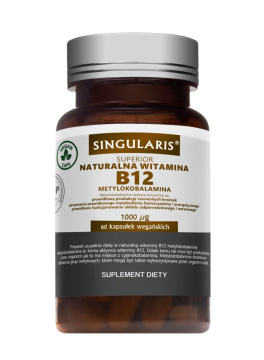 Singularis Naturalna Witamina B12 (metylokobalamina) 1000 µg, 60 kapsułek