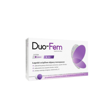 Duo-Fem 28 tabletek na  dzień + 28 tabletek na noc