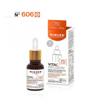Mincer Pharma Vita C Infusion N°606 - przeciwstarzeniowe serum olejkowe 15 ml