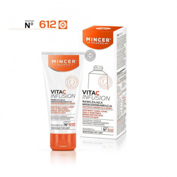 Mincer Pharma Vita C Infusion N°612    - nawilżająca mikrodermabrazja peeling do twarzy 75 ml