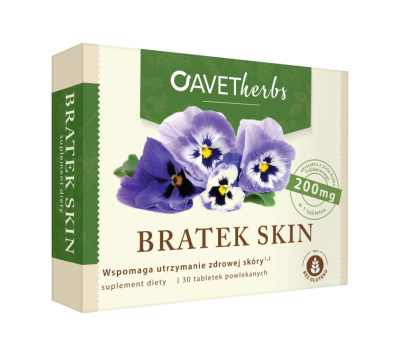 Avet herbs Bratek skin 50 tabletek  powlekanych