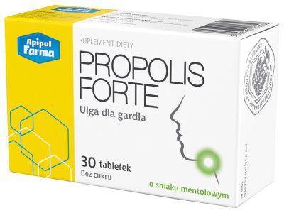 Propolis Forte smak mentolowy, 30 tabletek