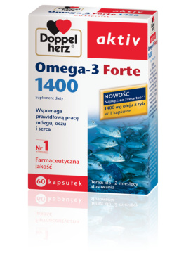 Doppelherz aktiv omega3 forte  60 kapsułek