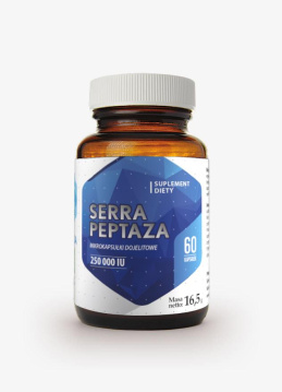 Hepatica Serrapeptaza  60 kapsułki