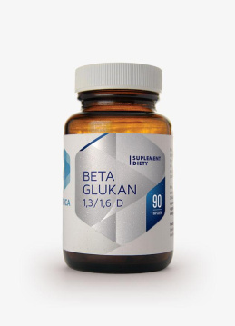 Hepatica Beta glukan 1,3/1,6 D, 90 kapsułek
