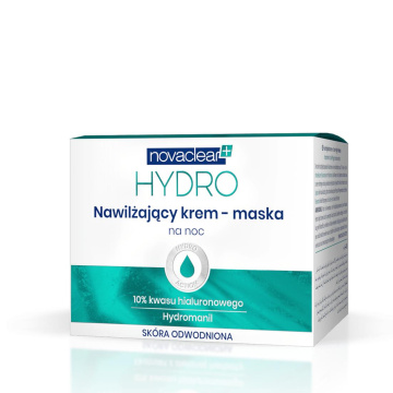 Novaclear+ Hydro nawilżający krem - maska na noc  50 ml