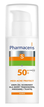 PHARMACERIS S Medi Acne Protect SPF 50+ krem do skóry trądzikowej, tłustej i mieszanej 50 ml