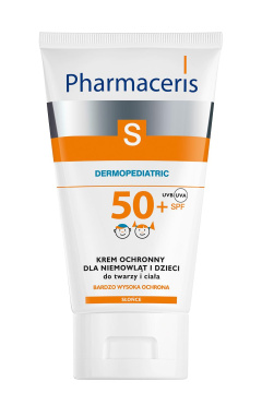 Pharmaceris S - krem ochronny na słońce do twarzy i ciała SPF 50 dla dzieci i niemowląt 125 ml