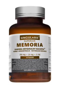 Singularis Memoria Superior (pamięć i koncentracja), 60 kapsułek