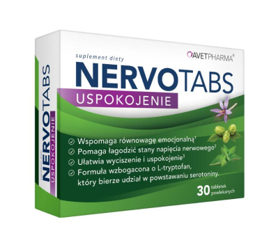 NERVOTABS uspokojenie  30 tabletek