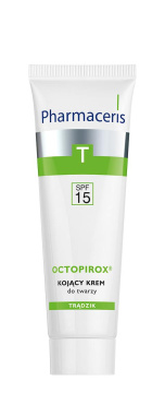 Pharmaceris T Octopirox kojący krem do twarzy SPF15 dla skóry łojotokowej, zaczerwienionej skłonnej do łuszczenia się 30 ml