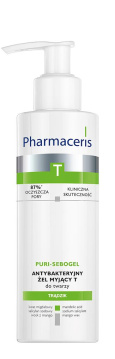 Pharmaceris T Puri-sebogel - antybakteryjny żel myjący do twarzy 190 ml
