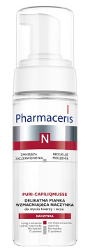 Pharmaceris N Puri-capiliqmusse delikatna pianka wzmacniająca naczynka do mycia twarzy 150 ml