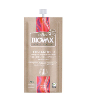 Biovax Botanic termo - kuracja zabieg do olejowania włosów suchych i matowych 15 ml (2 aplikacje)