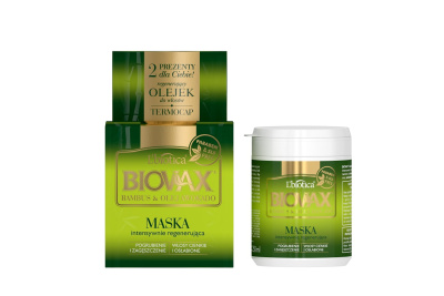 Biovax Bambus i Olej Avokado intensywnie regenerująca maseczka  250 ml