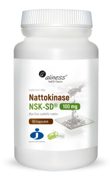 Aliness Nattokinase NSK-SD 100 mg, 60 kapsułek