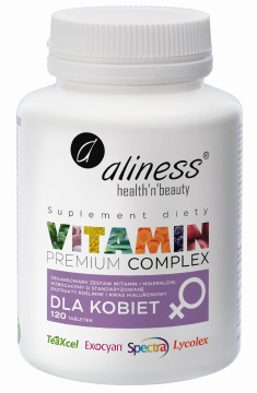 Aliness Vitamin Premium Complex dla kobiet  120 tabletek