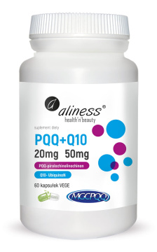Aliness PQQ 20 mg + Q10 50 mg 60 kapsułek