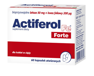 Actiferol Fe Forte 60 kapsułek