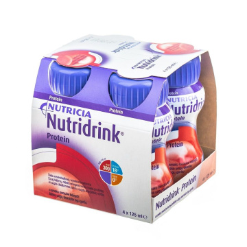 Nutridrink Protein smak owoce leśne, 4 x 125 ml