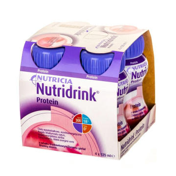 Nutridrink Protein smak truskawkowy  4 x 125 ml