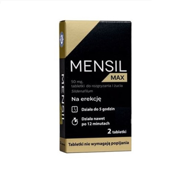 Mensil MAX 50 mg  2 tabletki do żucia