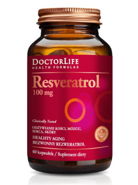 Doctor Life Resveratrol 100 mg x 60 kapsułek