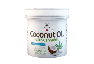 Herbamedicus, olej kokosowy z konopiami, 250 ml