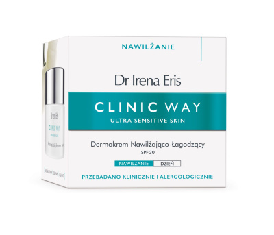 Dr Irena Eris Clinic Way Dermokrem nawilżająco - łagodzący SPF20 na dzień 50 ml