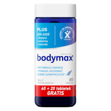 Bodymax Plus 60 tabl. +20 tabl. 80 tabletek