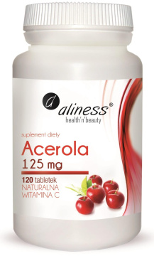 Aliness Acerola 125 mg, 120 tabletek