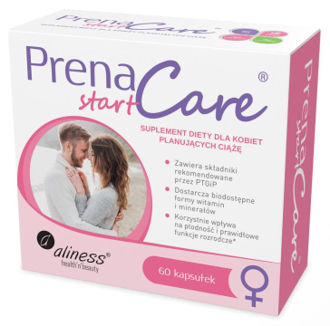 Aliness PrenaCare Start dla kobiet planujących ciążę 60 kapsułek