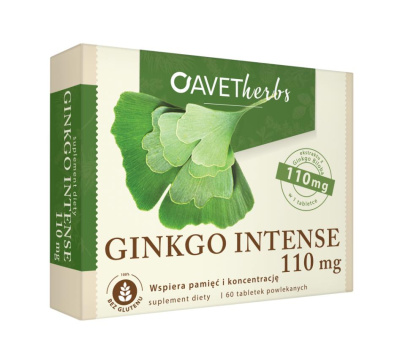 GINKGO INTENSE 110 mg AvetHerbs 60 tabletek