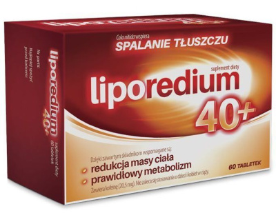 Liporedium 40+, 60 tabletek