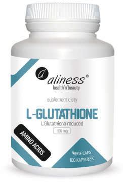 Aliness L-Glutathione reduced 500 mg 100 kapsułek  vege