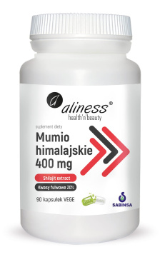 Aliness Mumio himalajskie 400 mg  90 kapsułek