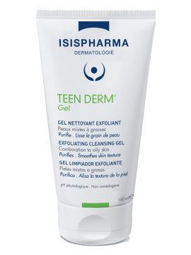 Isispharma Teen Derm gel - antybakteryjny żel do mycia skóry tłustej, trądzikowej 150 ml