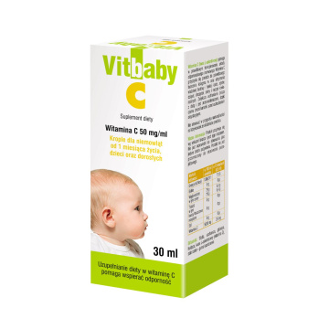 Vitababy C krople dla niemowląt 30 ml