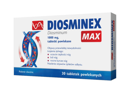 Diosminex Max 1000 mg, 30 tabletek