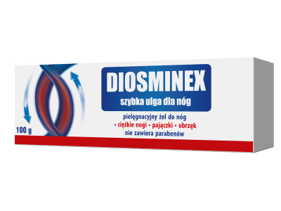 Diosminex Szybka ulga dla nóg żel 100 ml