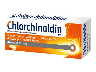 Chlorchinaldin VP, 40 tabletek
